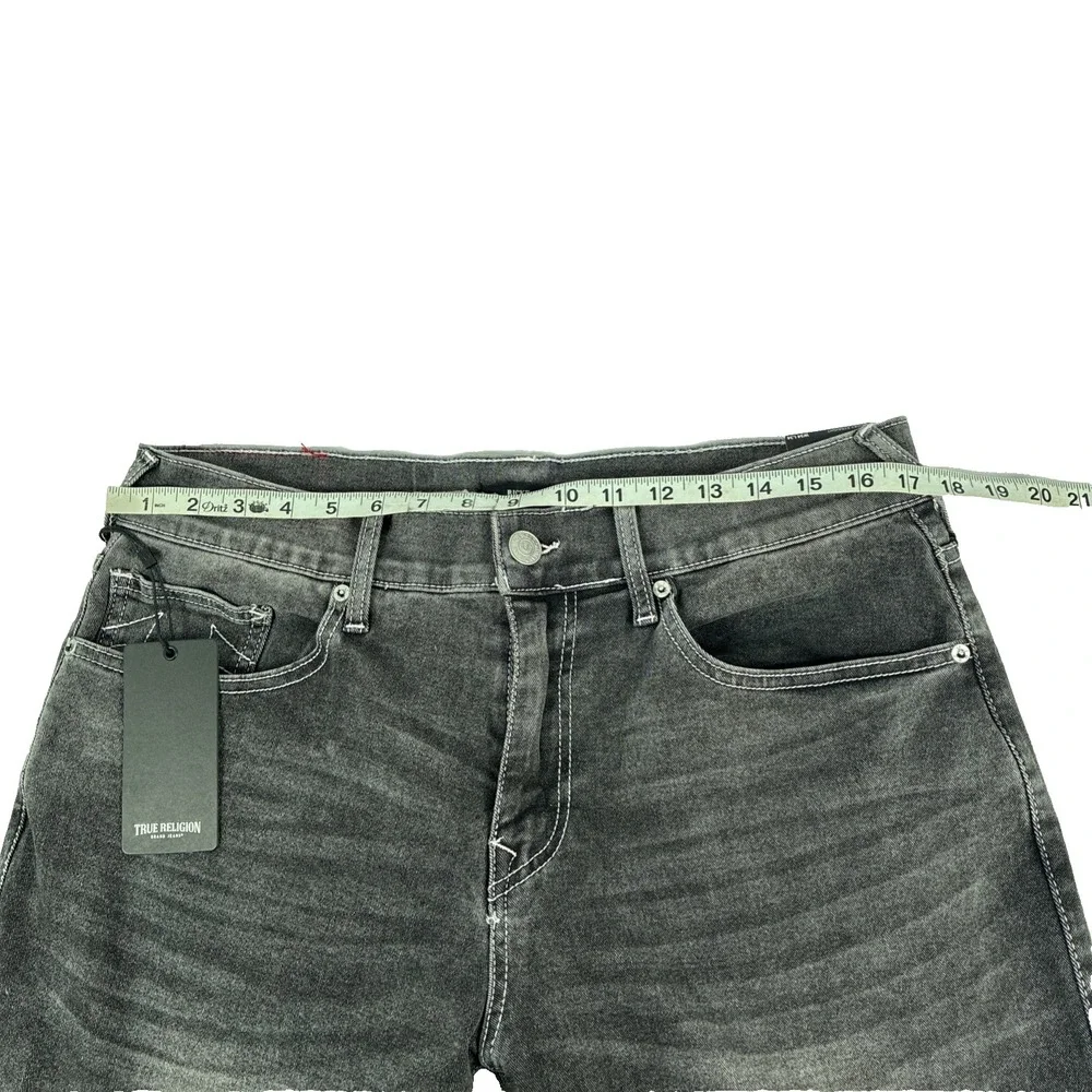New Mens True Religion Ricky SN NF Relaxed Straight Gray Jeans 34x34 NWT (Read)
